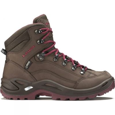 Botas Lowa Renegade GTX Mid Mujer - Marrones Oscuro - Chile LZK081592